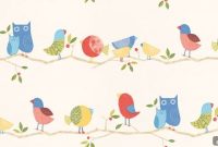 Harlequin’s Whimsical Owl Design Wallpaper
