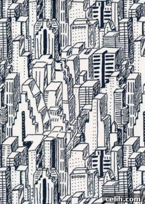 Affordable designer British cityscape wallpaper