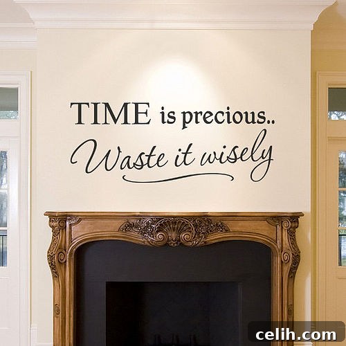 Inspirational interior design wall sticker