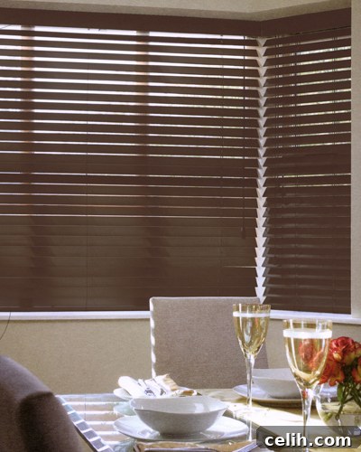 TimberluxWalnut Timberlux walnut wooden blinds