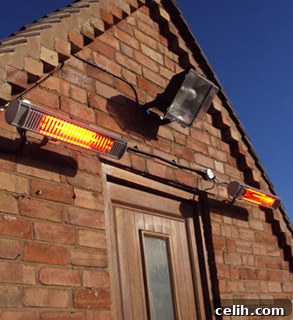Garden patio heating solutions