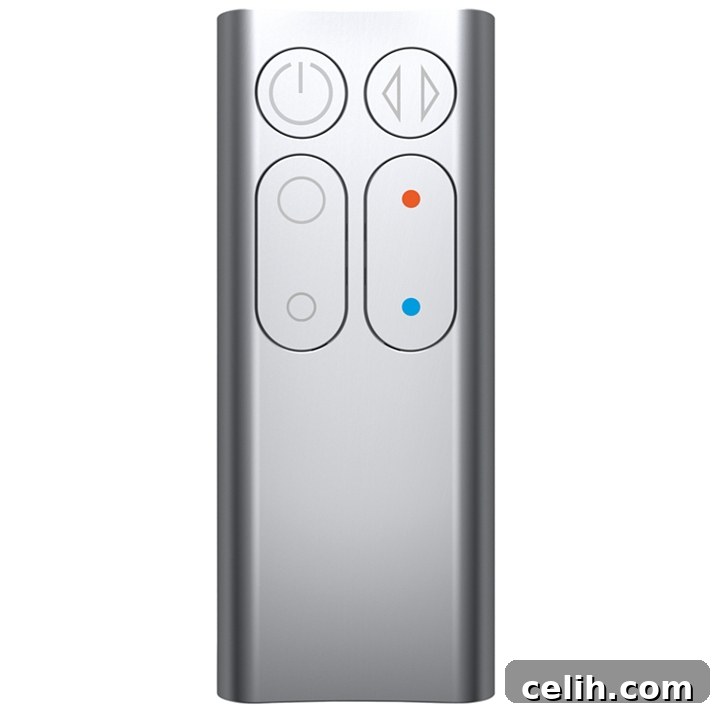 dyson-fan-heater-controls Designer Dyson hot fan heater controls