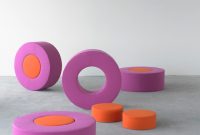 Softline Donut Pouf: Playful Elegance by Imagine Living