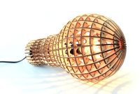 Suck UK Wooden Light Bulb Lamp