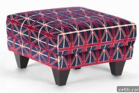 Union Jack Ottoman Stool