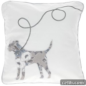wedgewood-grey-kirstie-allsopp-mallory-dog-cushion Designer cushions and soft furnishings