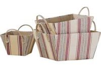 Friday Style Steal Argos Striped Storage Baskets