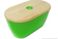 Artisan Wooden Bread Bin with Cutting Board