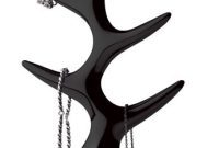 Sleek Chrome Jewelry Organizer