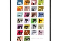 The A-Z of Iconic Chairs: An Alphabet Print by Cult Furniture