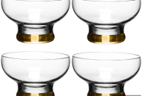 Luxury For Less LSA Coro Gold Dessert Bowls