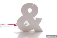 Innovative Lighting Ampersand Typographic Table Lamp