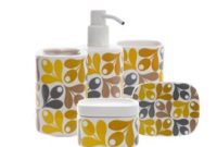 Orla Kiely Acorn Accessories for a Fresh Bathroom Look