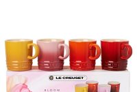 Le Creuset Bloom Collection Espresso Mugs Gift Set