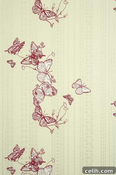 Barneby Gates Butterfly and Bug Wallpaper Barneby Gates Butterfly and Bug Wallpaper for a Statement Wall