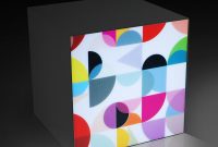 Sweet Friday Steal Candy Frost Cube Table Lamp