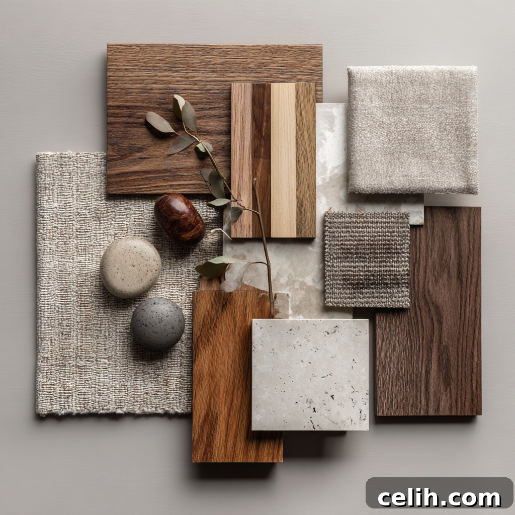 Why Wood Is the Best Choice for Dining Room Furniture and Decor 4 Colour palette swatches of wood tones