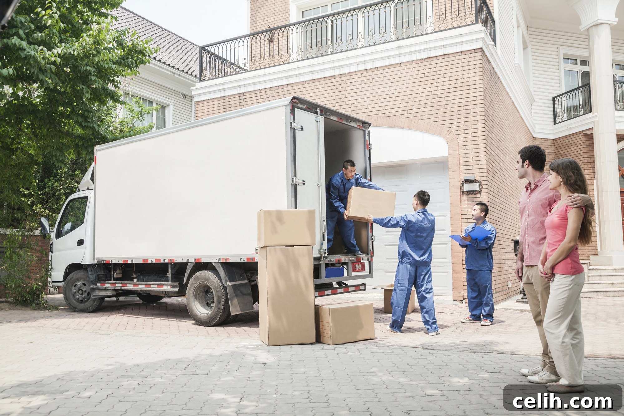 Moving house internationally