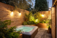 Small Garden Hot Tub Ideas for Creating a Backyard Oasis