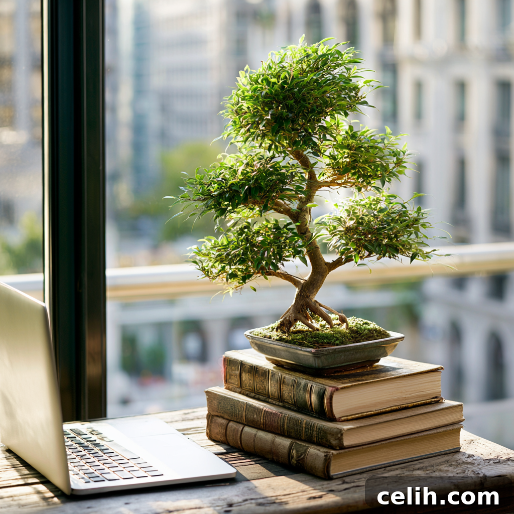 How Big Do Bonsai Trees Get? Size Guide for Beginners 2 potted bonsai tree on windowsill