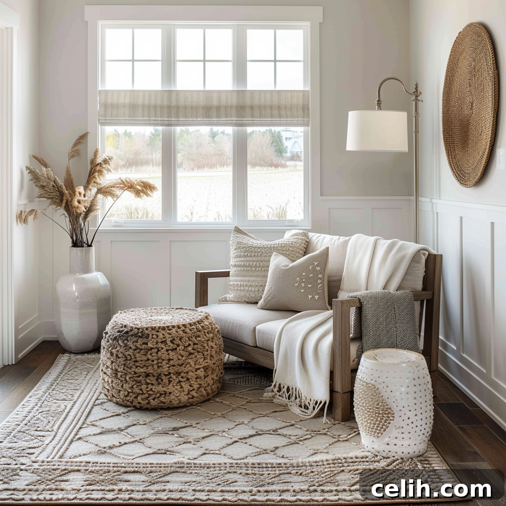 Wainscoting Ideas: Stylish Panel Designs for Any Room 2 Modern farmhouse interior with wainscoting