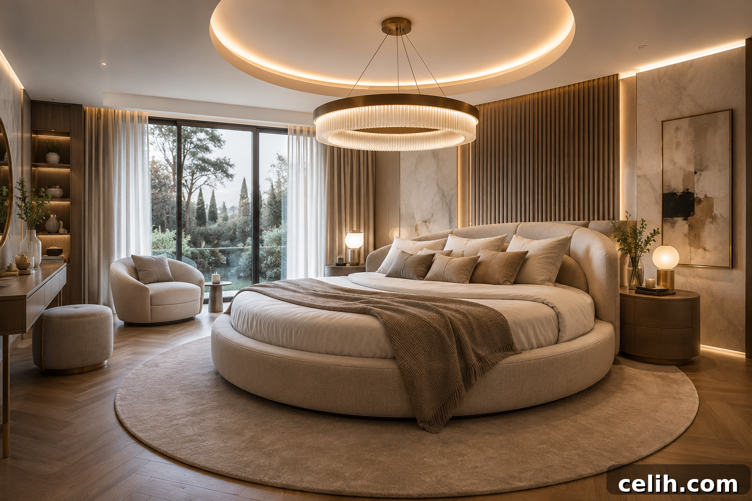 Modern Round Beds: Cozy Circular Designs 2 img 182880 1