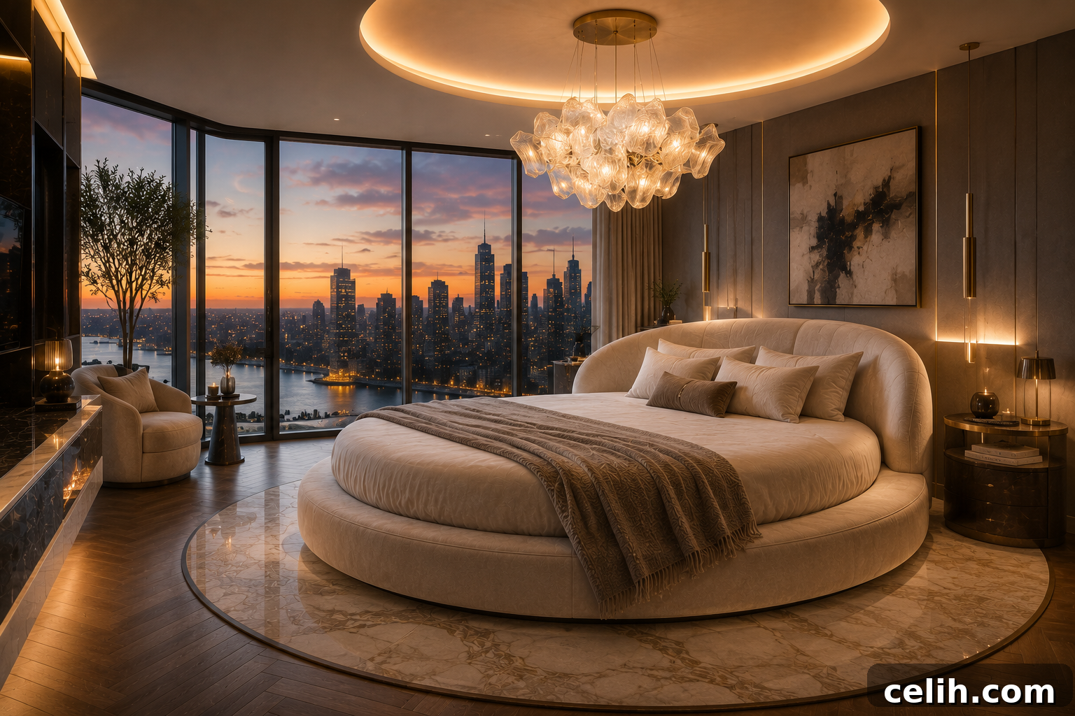 Modern Round Beds: Cozy Circular Designs 4 img 182880 3