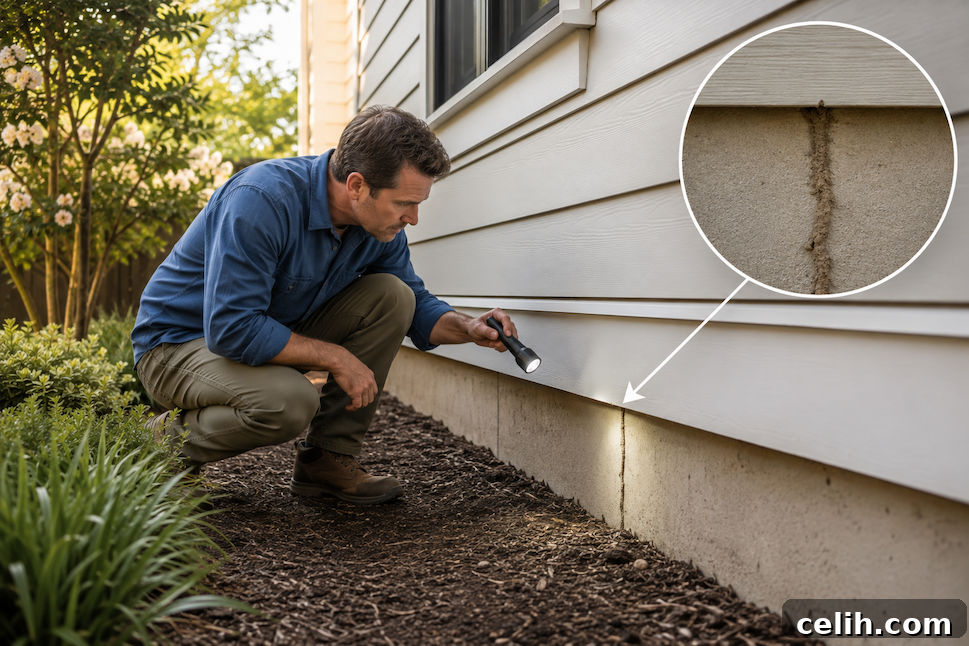 Termite foundation inspection