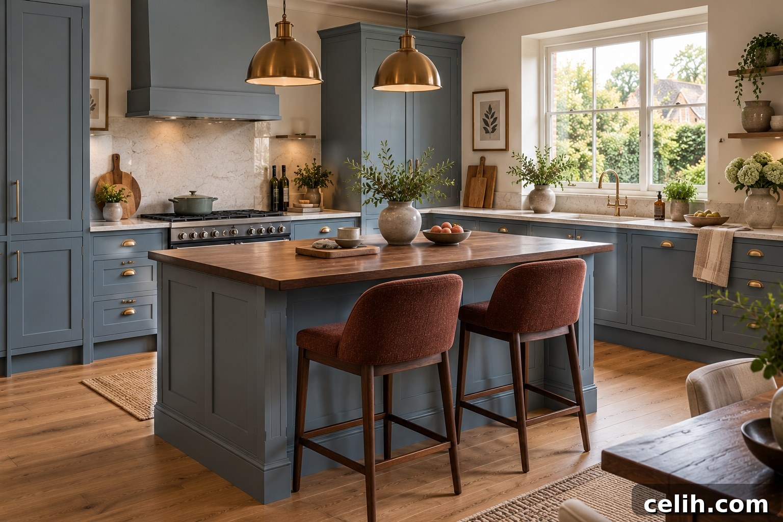 2027 Interior Color Trends: 5 Shades That Will Define Your Home 5 Softened blue kitchen cabinets