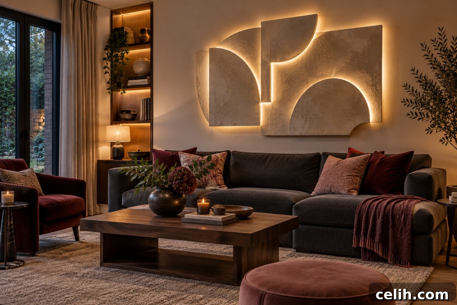 Illuminated wall art