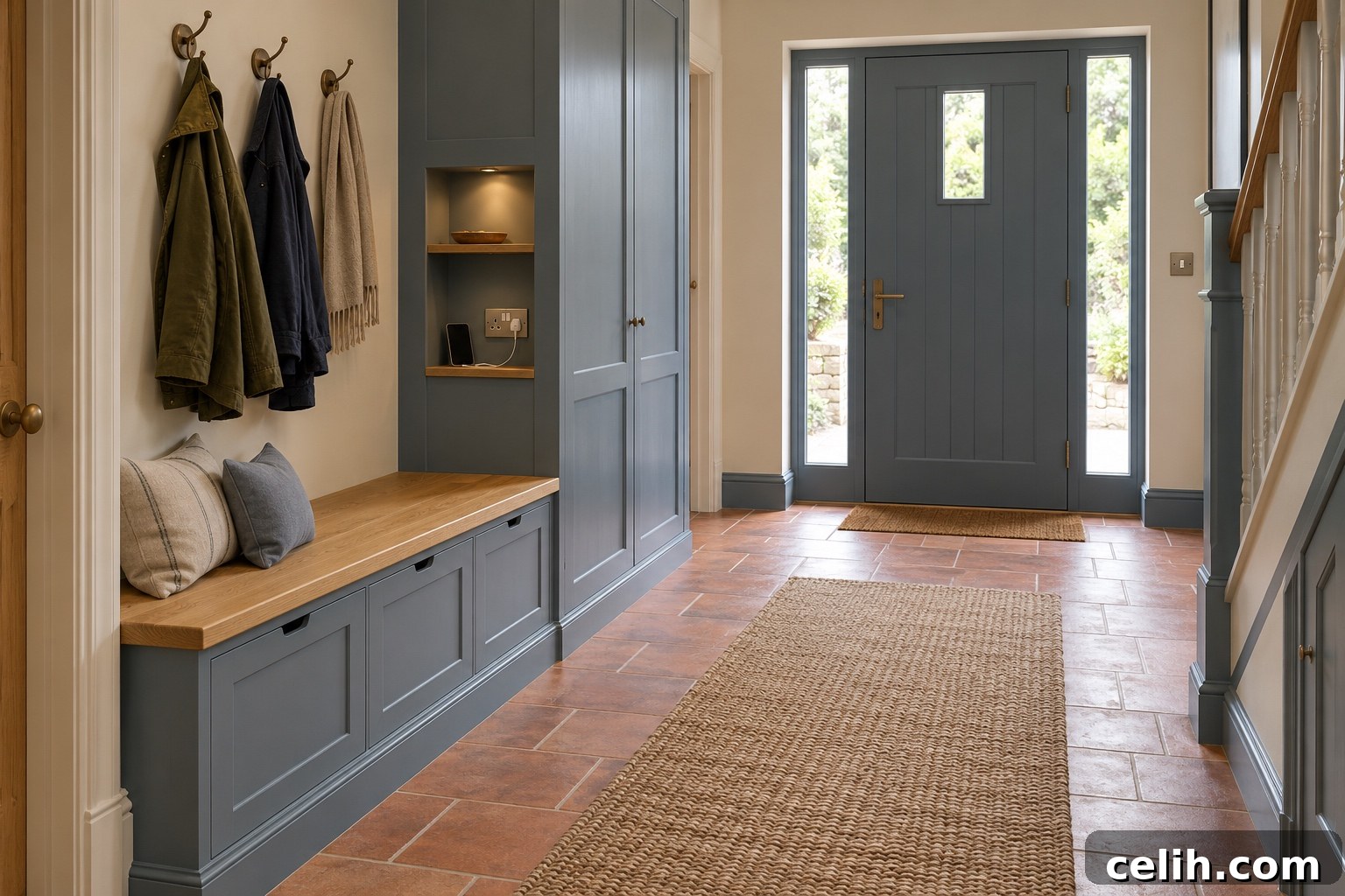 Why Intentional Design Choices Matter for User Experience 2 Intentionally designed home hallway