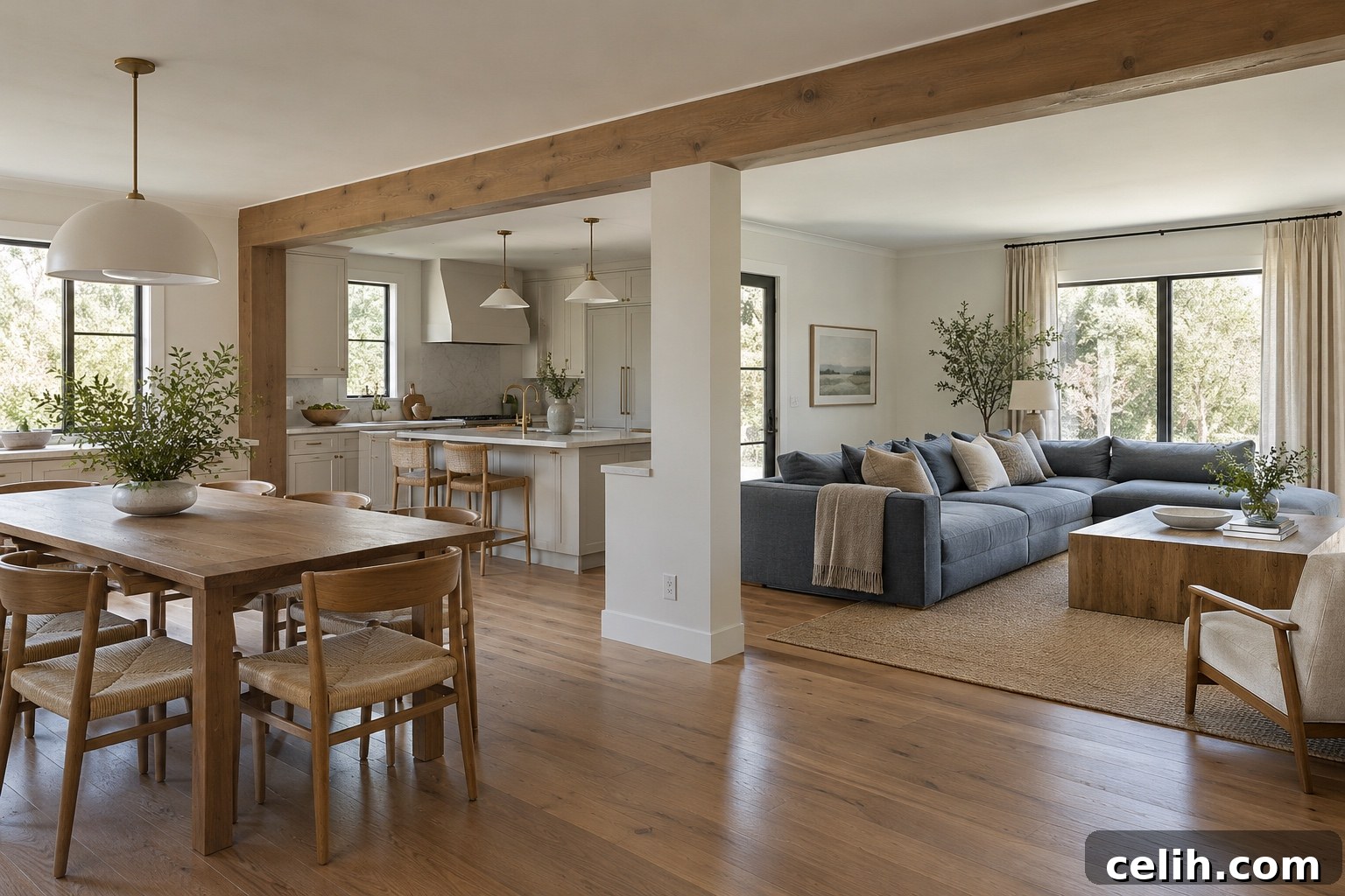 Modernized Texas home interior