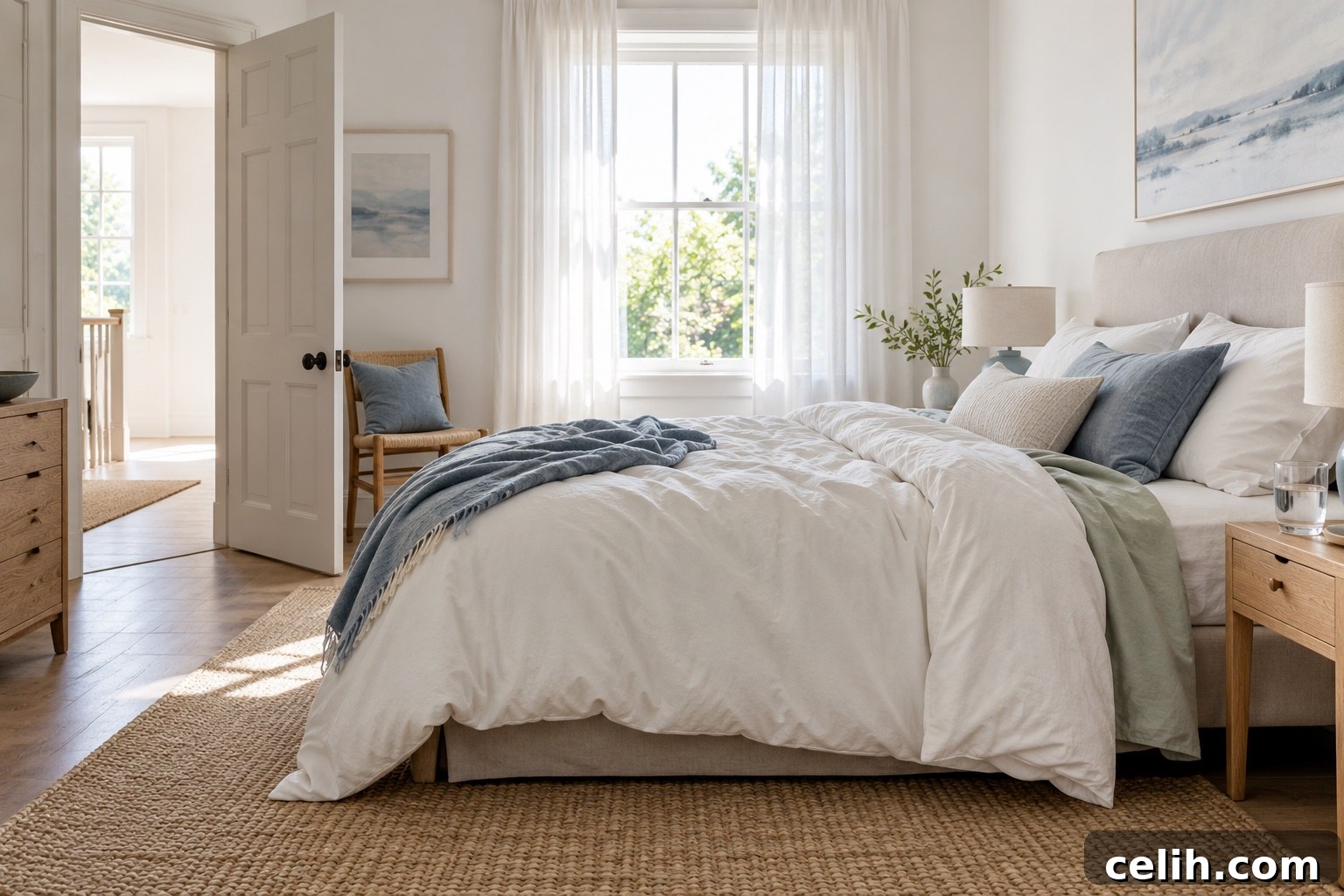 Duvet Buying Guide: Fill, Warmth & Materials 9 Airy summer bedroom with duvet on bed